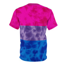 Load image into Gallery viewer, Bisexual Pride Flag Tie Dye T-Shirt
