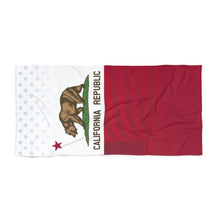 Load image into Gallery viewer, California Flag Beach Towel
