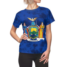 Load image into Gallery viewer, New York Flag Tie Dye Women&#39;s T-Shirt

