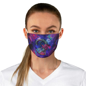 Horoscope Capricorn Fabric Face Mask