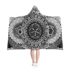 Mandala Bloom Hooded Blanket