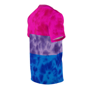 Bisexual Pride Flag Tie Dye T-Shirt