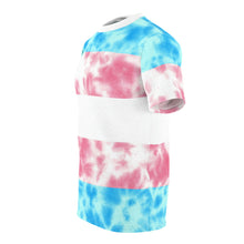 Load image into Gallery viewer, Transgender Pride Flag Tie Dye T-Shirt
