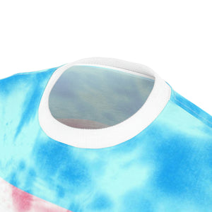 Transgender Pride Flag Tie Dye T-Shirt