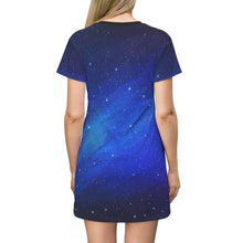 Load image into Gallery viewer, Colorful 9 Chakras All Over Print T-Shirt Dress
