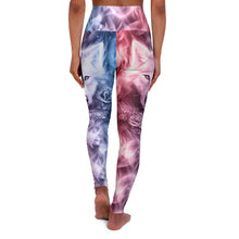 Load image into Gallery viewer, Wolf And Flower High Waisted Yoga Leggings
