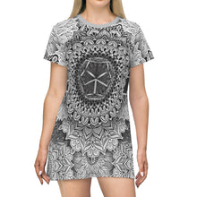 Load image into Gallery viewer, Mandala Bloom All Over Print T-Shirt Dress
