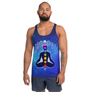 Colorful 9 Chakras Unisex Tank Top