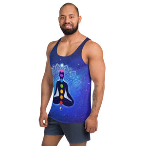 Colorful 9 Chakras Unisex Tank Top