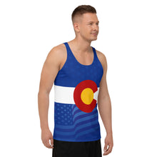 Load image into Gallery viewer, Colorado Flag Tank Top
