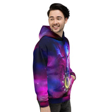 Load image into Gallery viewer, Wolf galaxy and zodiac Unisex Hoodie
