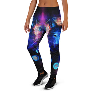 Wolf Moon Galaxy Pullover Women's Joggers