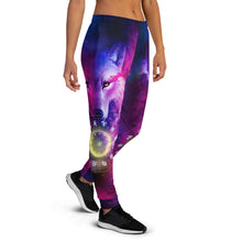 Load image into Gallery viewer, Wolf galaxy and zodiac Women&#39;s Joggers
