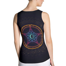 Load image into Gallery viewer, Meditating Human In Lotus Pose Women Tank Top
