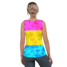 Load image into Gallery viewer, Pansexual Pride Flag Tie dye Women Tank Top
