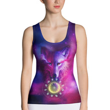 Load image into Gallery viewer, Wolf galaxy and zodiac Women Tank Top
