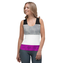 Load image into Gallery viewer, Asexual Pride Flag Tie Dye Women Tank Top
