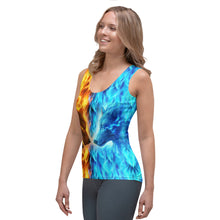 Load image into Gallery viewer, Wolf Fire and Ice Women Tank Top
