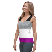 Load image into Gallery viewer, Asexual Pride Flag Tie Dye Women Tank Top
