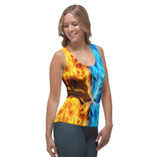 Load image into Gallery viewer, Wolf Fire and Ice Women Tank Top
