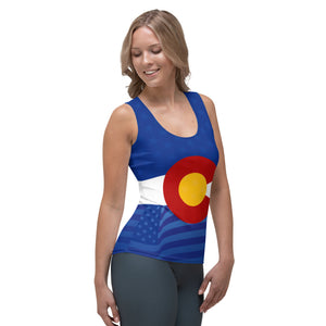 Colorado Flag Women Tank Top