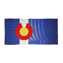 Load image into Gallery viewer, Colorado Flag Beach Towel
