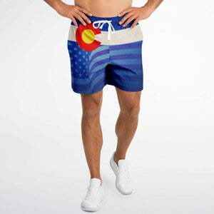 Colorado Flag Athletic Shorts