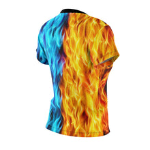 Load image into Gallery viewer, Blue And Red Fiery Dragons Women&#39;s T-Shirt
