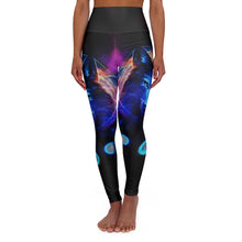 Load image into Gallery viewer, Wolf Moon Galaxy High Waisted Yoga Leggings

