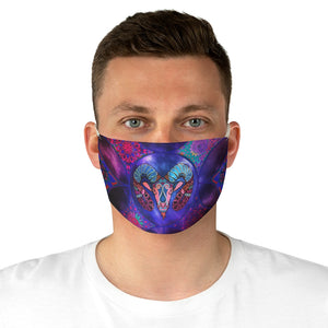 Horoscope Aries Fabric Face Mask