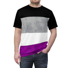 Load image into Gallery viewer, Asexual Pride Flag Tie Dye T-Shirt
