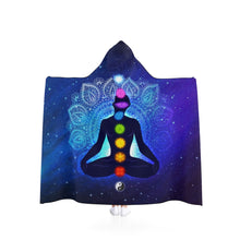 Load image into Gallery viewer, Colorful 9 Chakras Hooded Blanket
