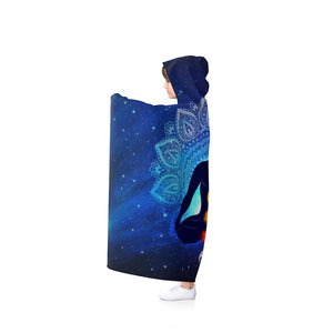 Colorful 9 Chakras Hooded Blanket